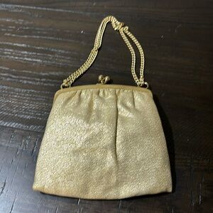 Gold party purse
